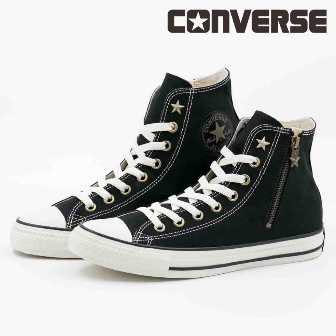 GROUP  SUPA STAR & LIVIN' PROOF 等4枚 CONVERSE コンバース オールスター スタージップ HI レディース