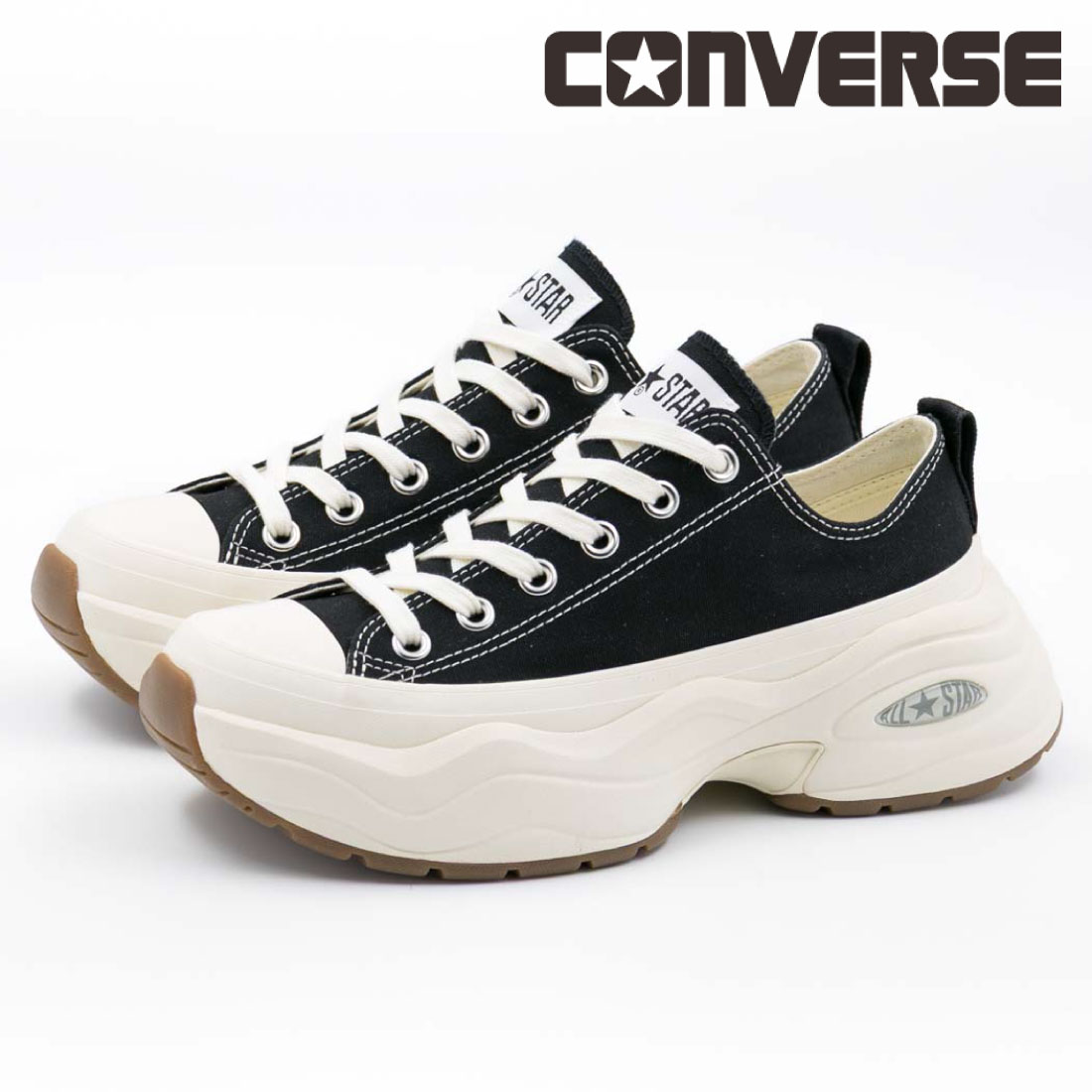 コンバース CONVERSE レディース スニーカー オールスター サージトレーナー OX ローカット 厚底 シンプル 軽量 軽い |  | 02