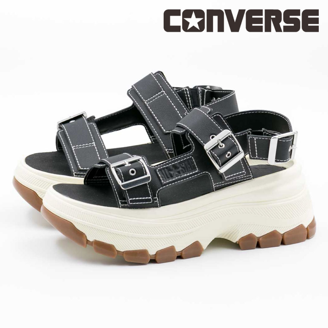 コンバース CONVERSE レディース サンダル オールスター トレックウエーブサンダル トレックウェーブ ストラップサンダル 厚底サンダル 厚底 かわいい |  | 01