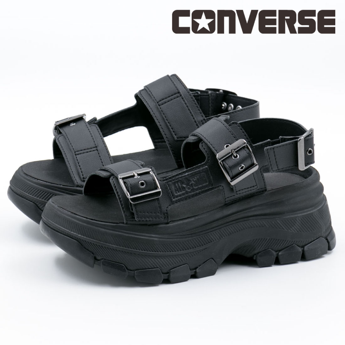 コンバース CONVERSE レディース サンダル オールスター トレックウエーブサンダル トレックウェーブ ストラップサンダル 厚底サンダル 厚底 かわいい |  | 02