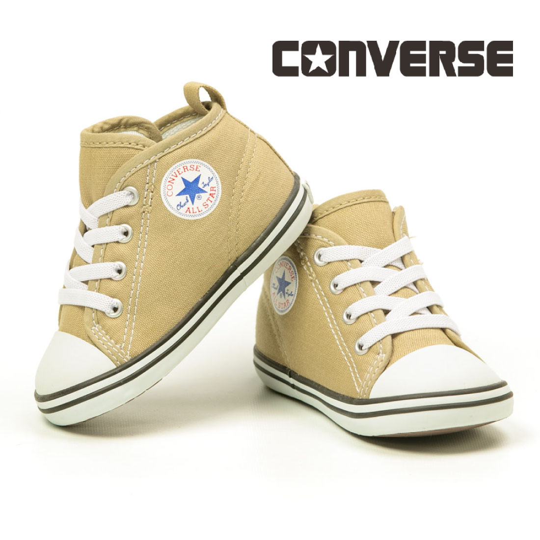 コンバース CONVERSE ベビー オールスター N カラーズ Z 定番 お祝い プレゼント ベージュ ベビーシューズ ベビー スニーカー｜gallerymc｜02