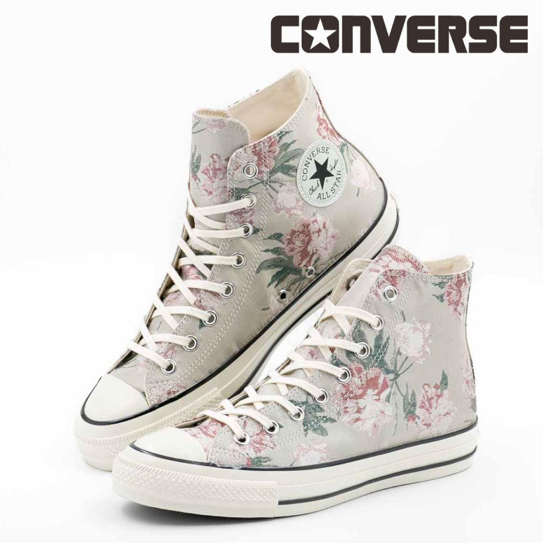 コンバース CONVERSE レディース スニーカー オールスター US フラワー HI ハイカット バラ レトロ 花柄｜gallerymc｜02