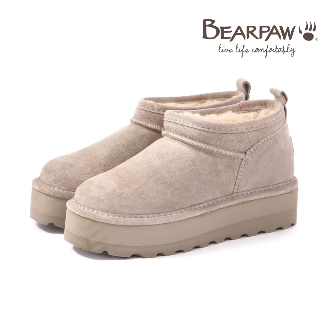 ベアパウ Bearpaw レディース ブーツ レトロ スーパー ショーティー Retro Super Shorty 3051W ムートンブーツ ショートブーツ 厚底 厚底ブーツ 暖かい 軽量 | BEARPAW | 03