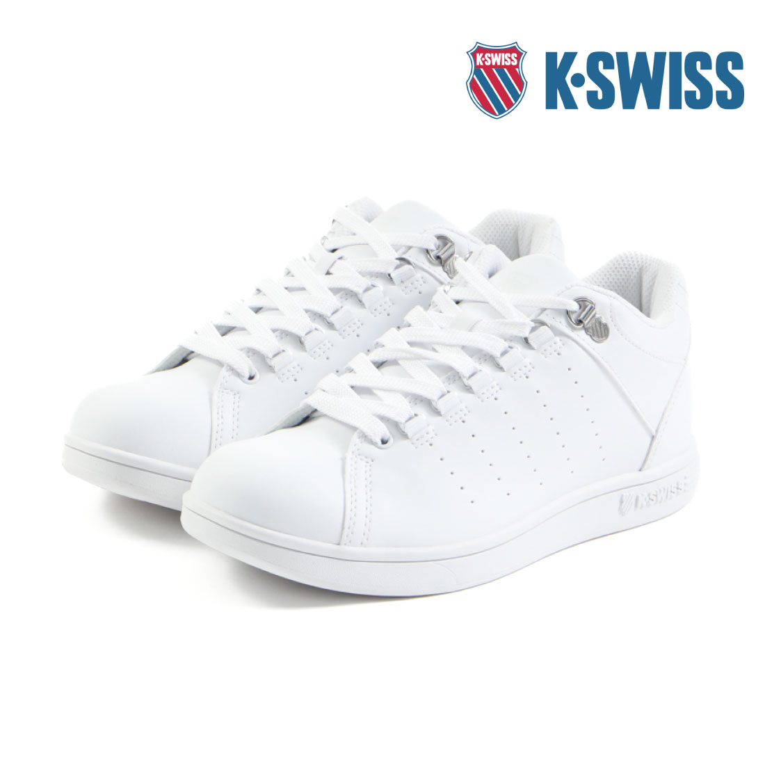 ケースイス K-SWISS メンズ スニーカー KS100 コートシューズ ホワイトスニーカー ホワ...