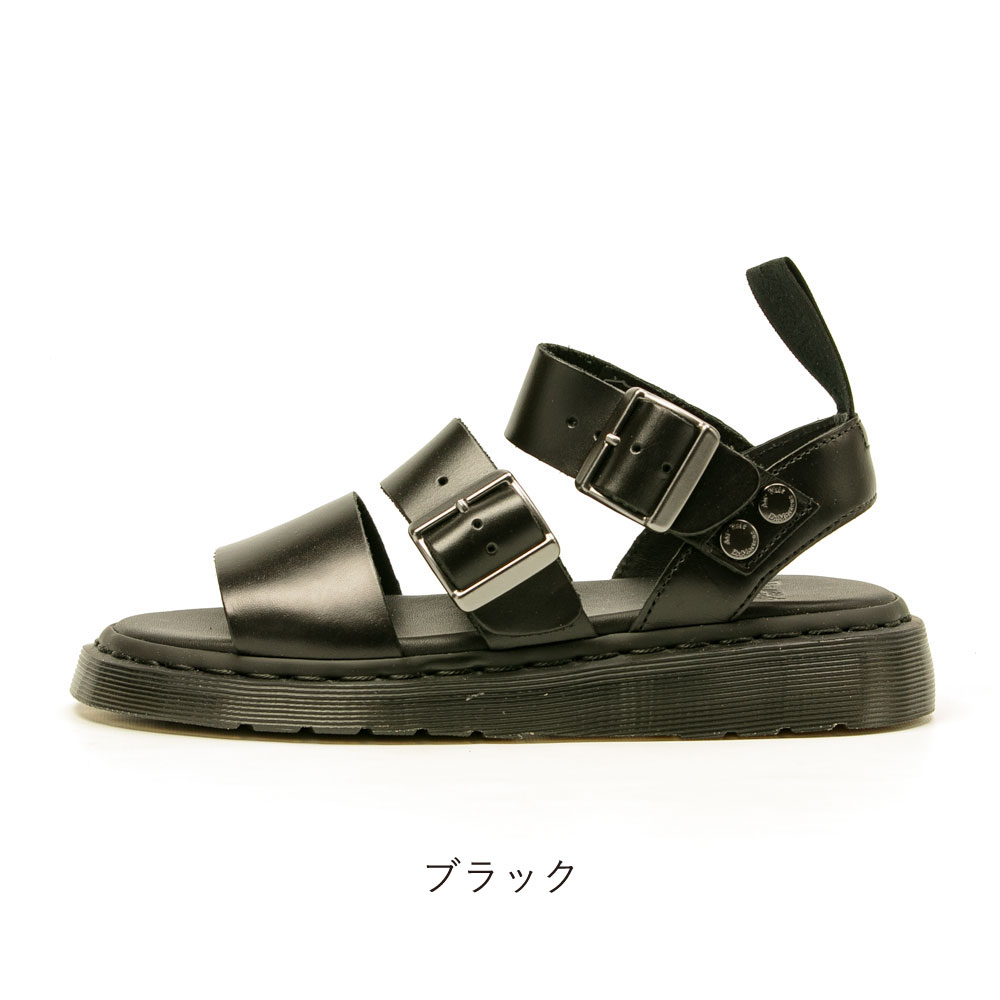 Dr.Martens 厚底サンダル ブラック 男女兼用 Dr.Martens ドクターマーチン レディース メンズ サンダル 厚底
