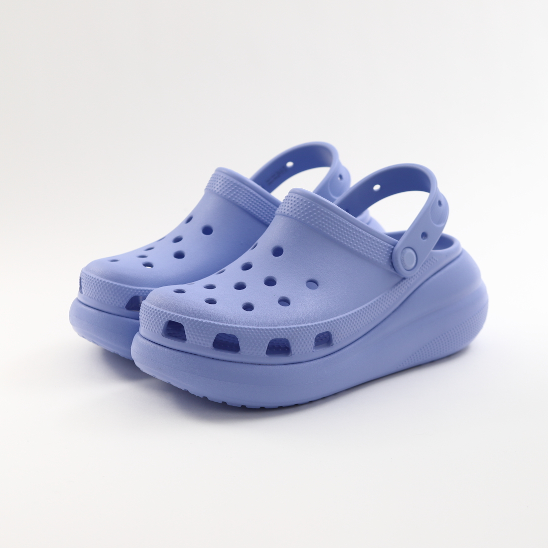 クロックス crocs レディース サンダル クラシック クラッシュ クロッグ 207521 厚底 サンダル クロッグシューズ つっかけ ブラック 黒  ホワイト 白 ベージュ ブ