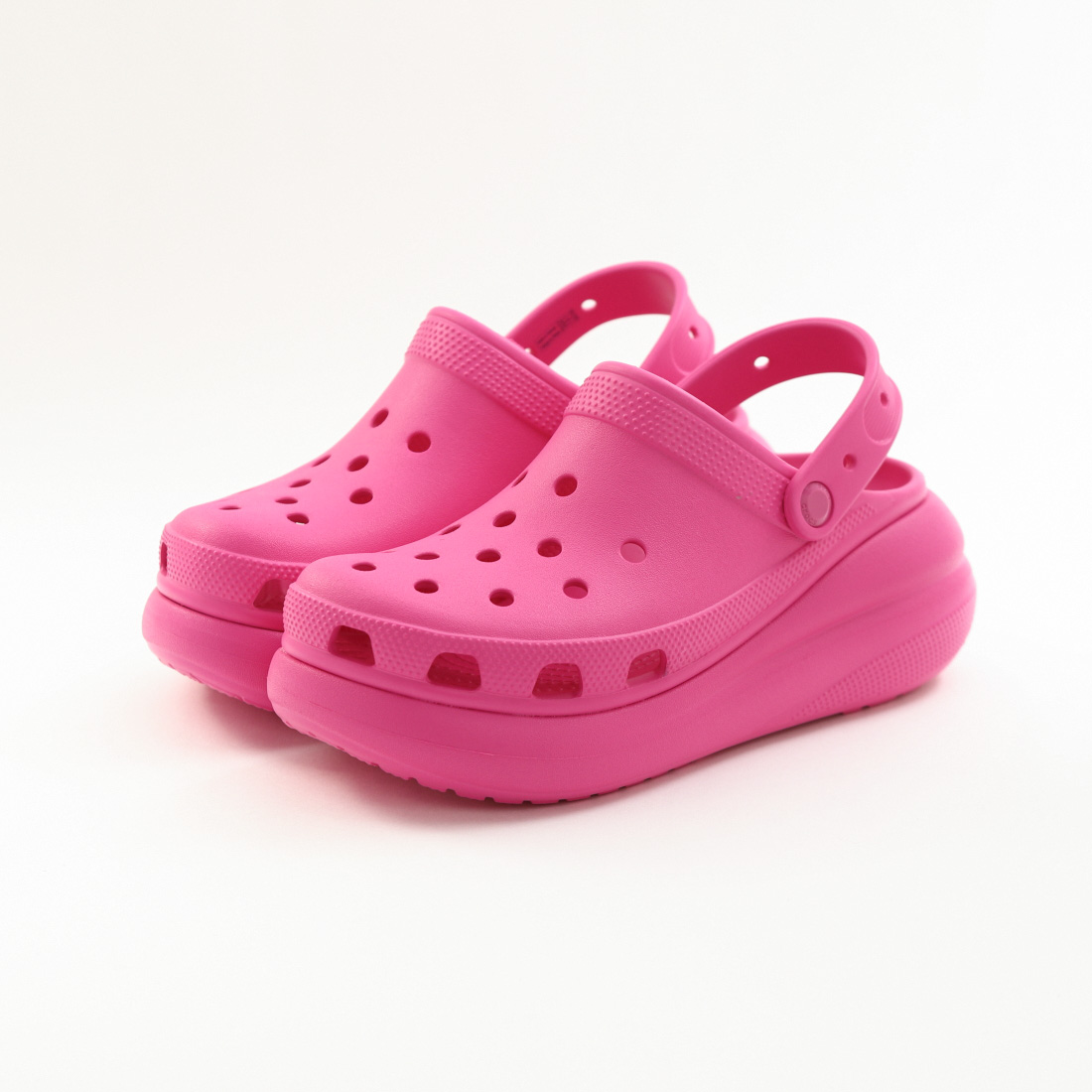 クロックス crocs レディース サンダル クラシック クラッシュ クロッグ 207521 厚底 サンダル クロッグシューズ つっかけ ブラック 黒  ホワイト 白 ベージュ ブ