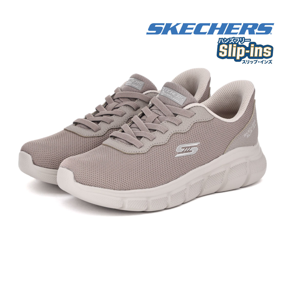 スケッチャーズ SKECHERS レディース スニーカー スリッポン スリップインズ ボブス スポート B フレックス フレックス ルーシー 117324 ハンズフリー 通勤 通の画像