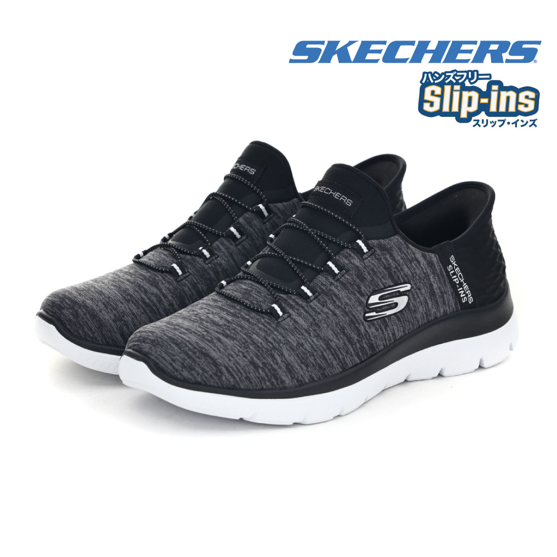 スケッチャーズ SKECHERS レディース スニーカー スリッポン スリップ