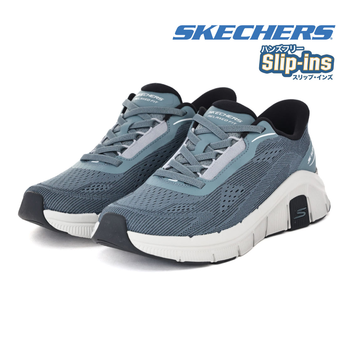 スケッチャーズ SKECHERS メンズ スニーカー スリッポン スリップ