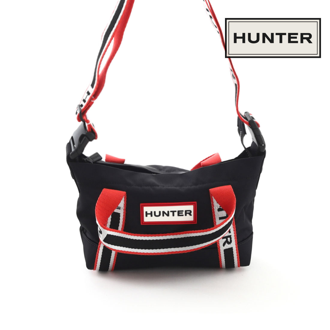 HUNTER（ハンター） レディース ナイロン ミニ トップ クリップ トート 