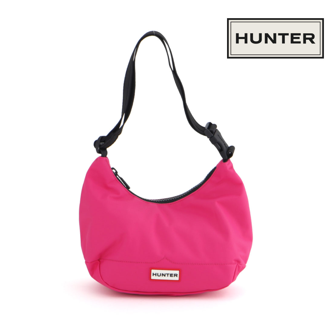 ハンター HUNTER レディース メンズ バッグ ナイロン ミニ ホーボー UBS3600KBM ショルダーバッグ 耐水 耐久性 正規品 HUNTER（ハンター） レディース メンズ バッグ ナイロン ミニ ホーボー
