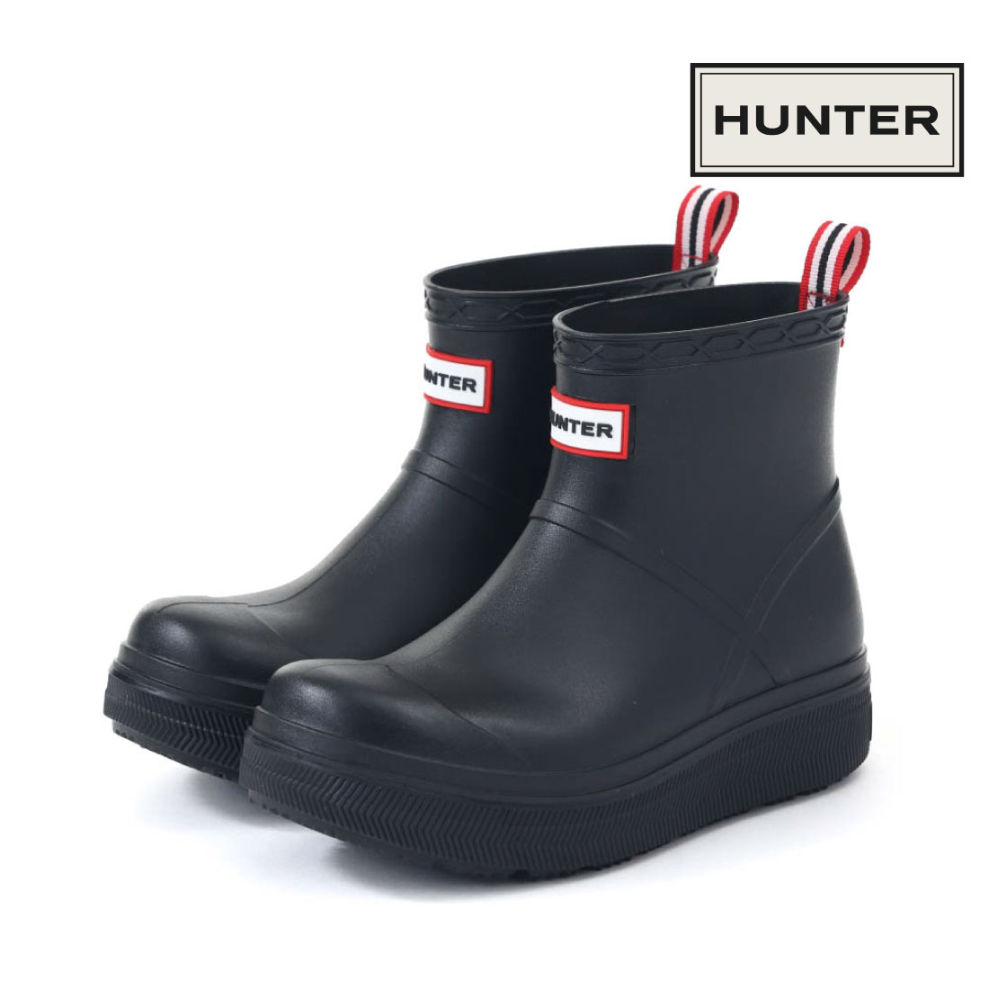 HUNTER ハンター 長靴 レインブーツ ショートブーツ 23.5～24cm HUNTER 長靴 レインブーツ ORIGINAL PLAY BOOT SHORT ショート