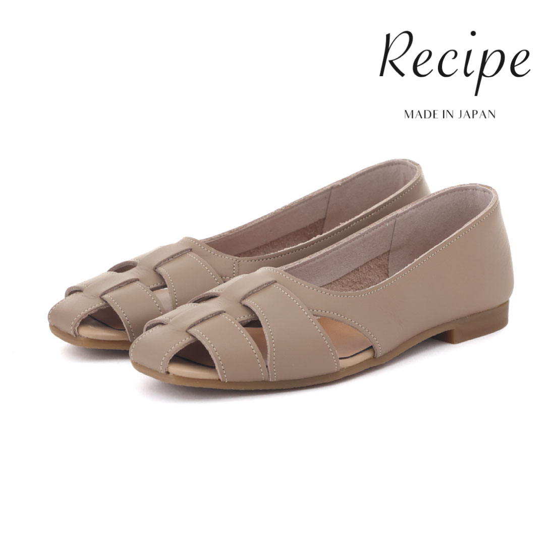 Recipe レシピ レディース グルカ グルカシューズ フラット