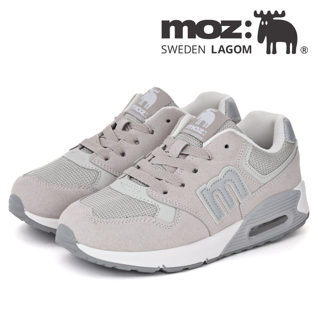 moz（モズ） レディース スニーカー 厚底エアソールスニーカー