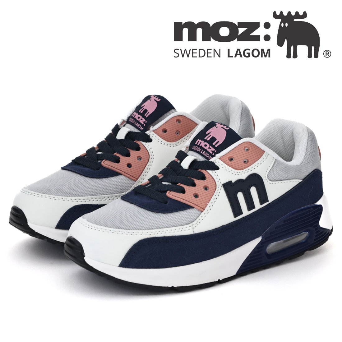 moz（モズ） レディース スニーカー 厚底エアソールスニーカー