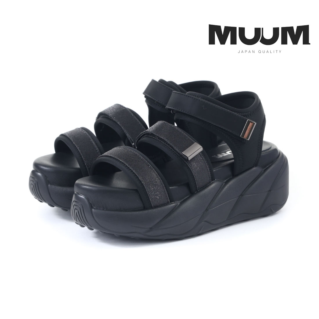 MUUM（ムーム） レディース サンダル トリプルストラップスポーツ