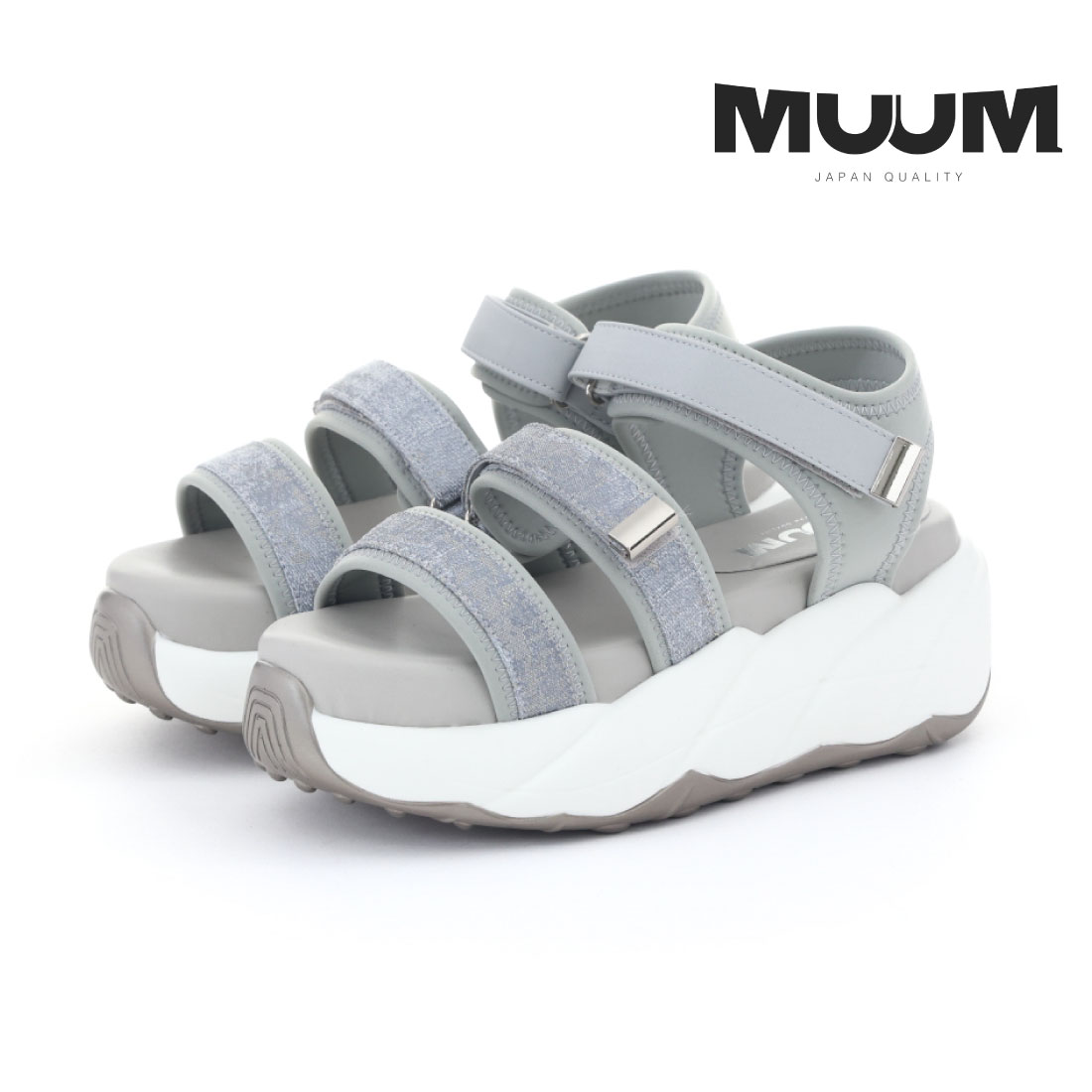 MUUM（ムーム） レディース サンダル トリプルストラップスポーツ 