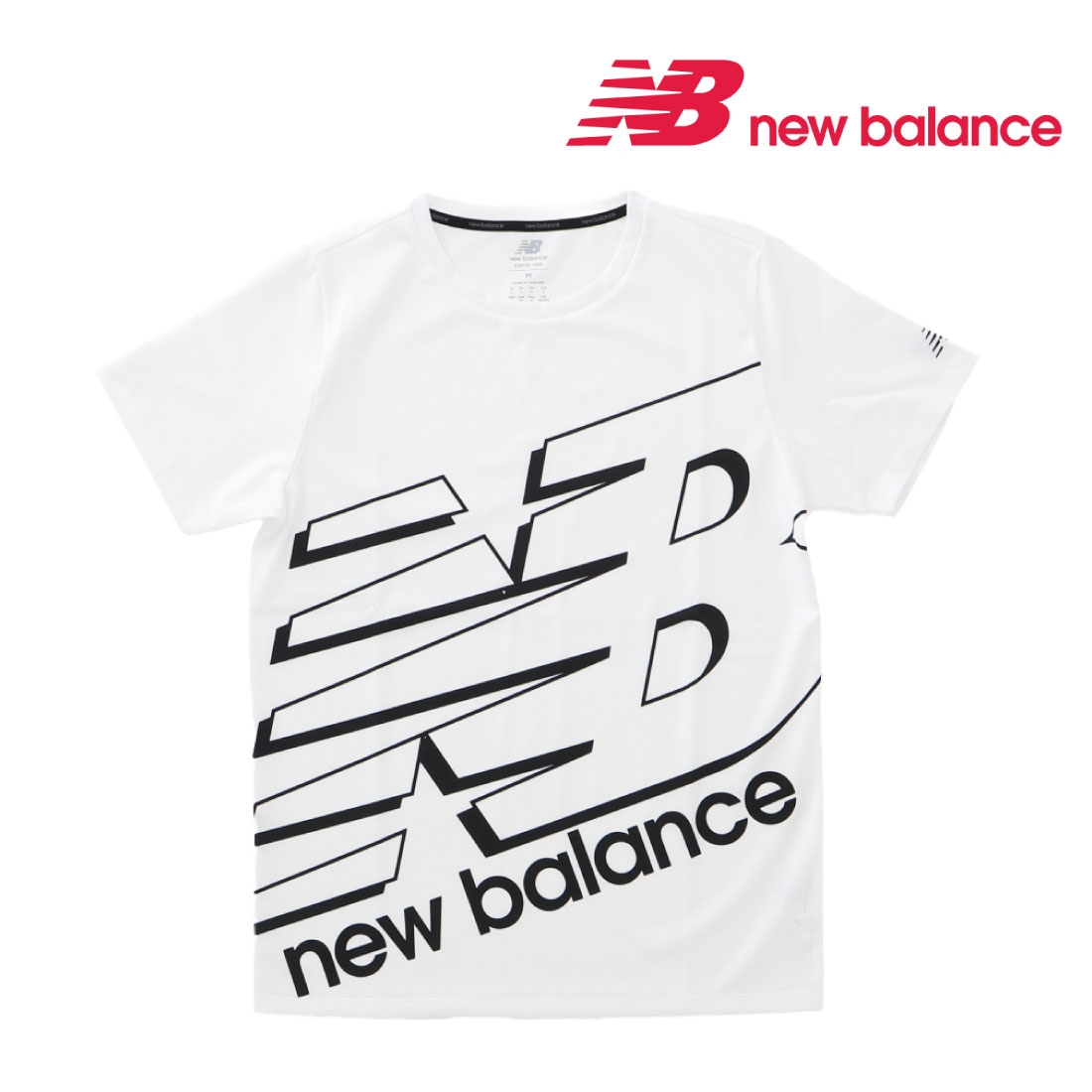 ニューバランス new balance メンズ レディース Tシャツ ビッグロゴ ショートスリーブT...