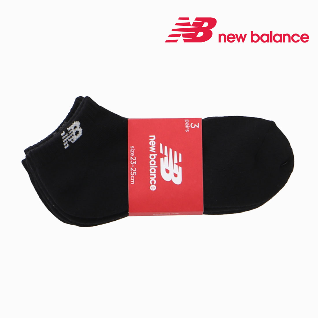 ニューバランス new balance レディース メンズ ソックス 靴下 ショートレングス3Pソッ...