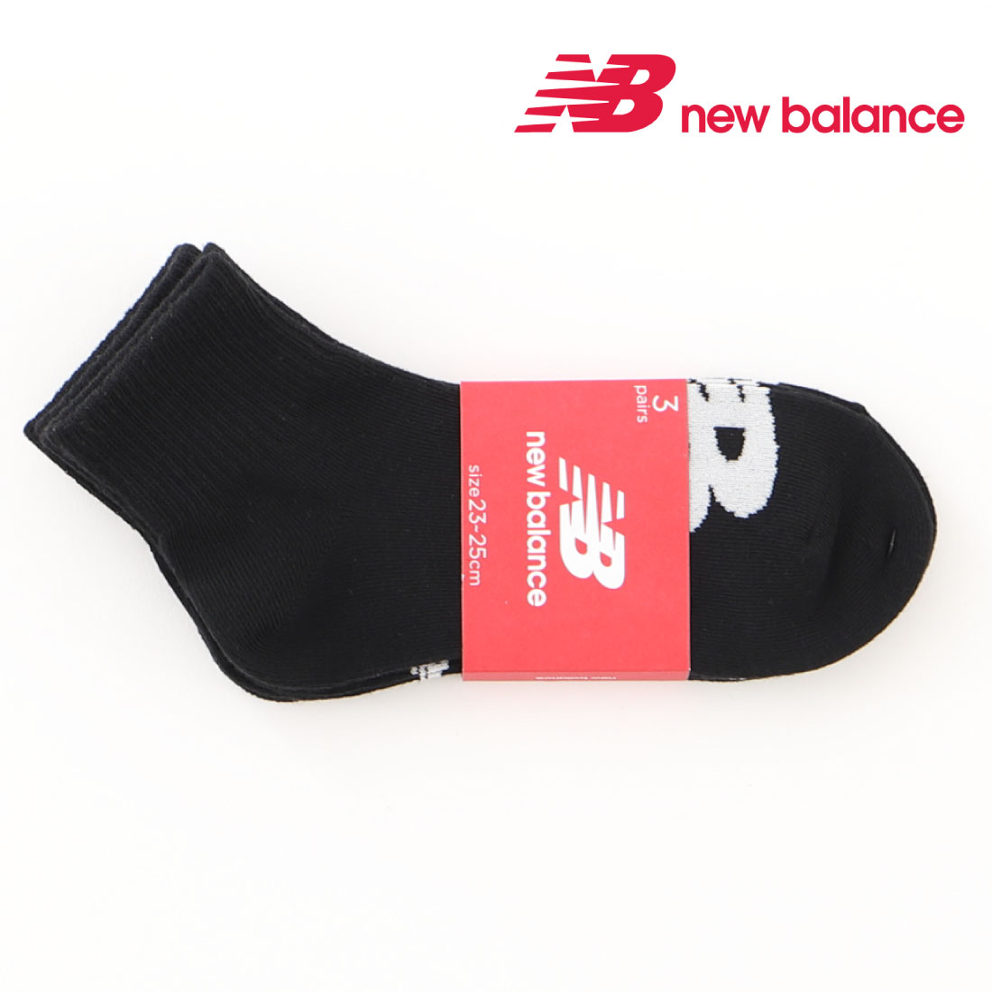 ニューバランス new balance レディース メンズ ソックス 靴下 ミッドレングス3Pソック...