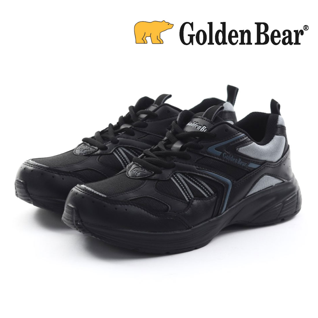 ゴールデンベア Golden Bear メンズ スニーカー GB-264 撥水 4E 幅広 ワイド ...