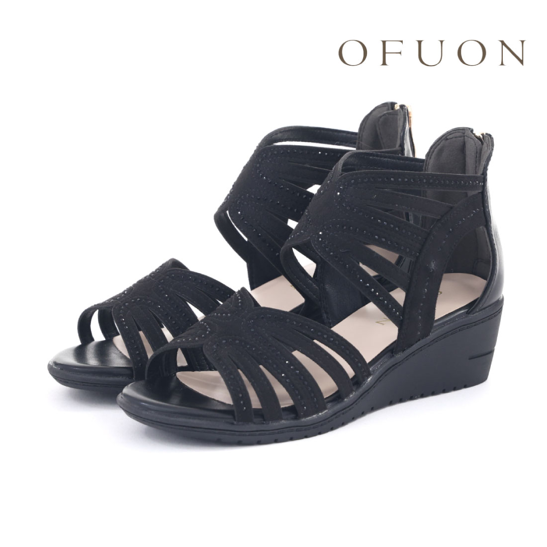 OFUON オフオン レディース サンダル グラディエーターサンダル
