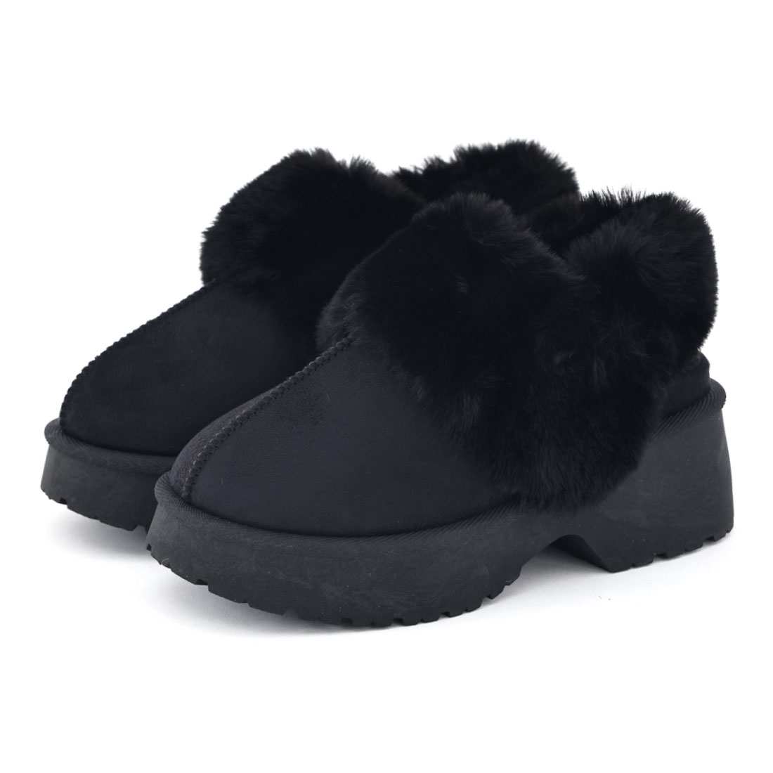 レディース サンダル ファーサンダル バックバンド ムートンサンダル