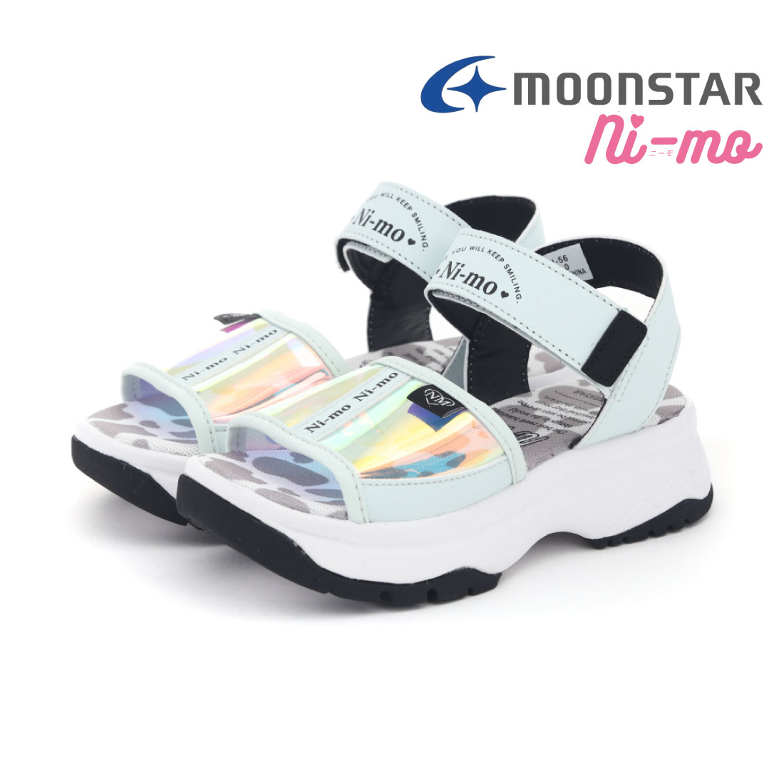 Ni-mo ムーンスター moonstar キッズ ジュニア サンダル ニーモ