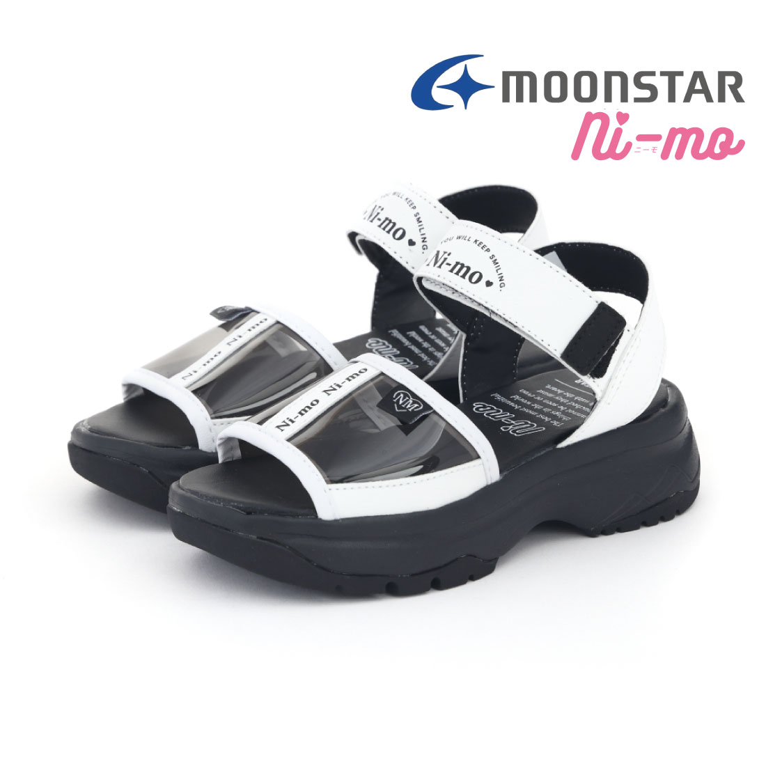 Ni-mo ムーンスター moonstar キッズ ジュニア サンダル ニーモ