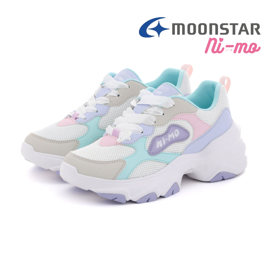 ミュウ　YOSA ボルスター Ni-mo ムーンスター moonstar キッズ ジュニア スニーカー