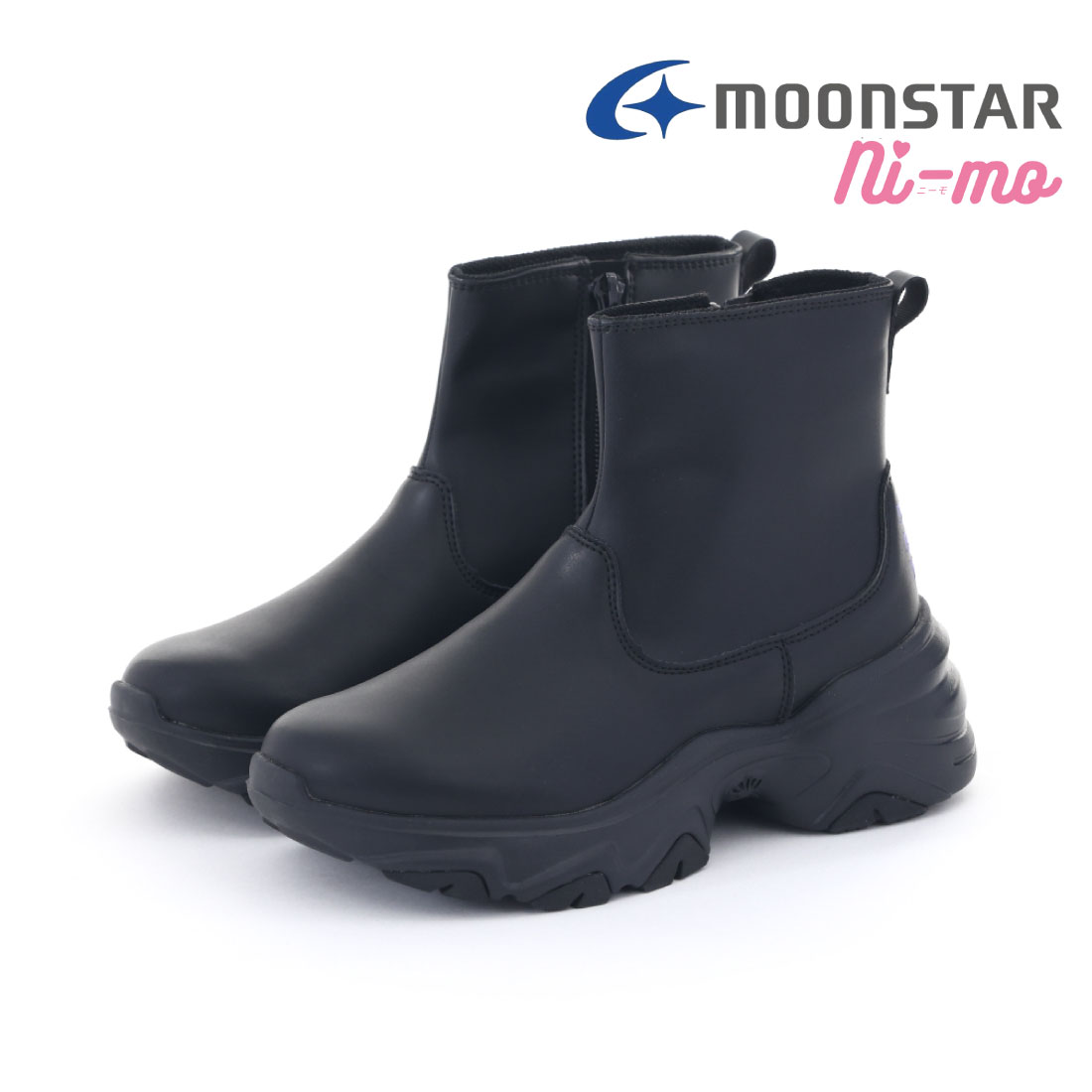 Ni-mo ムーンスター moonstar キッズ ジュニア 女の子 子供靴 ブーツ