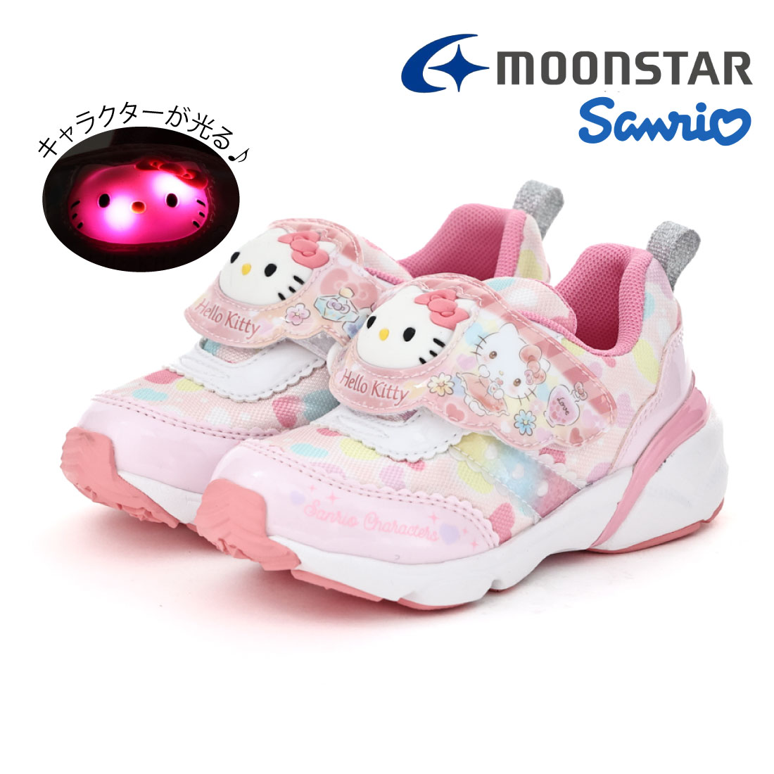 MoonStar（ムーンスター） キッズ ジュニア 女の子 子供靴 スニーカー