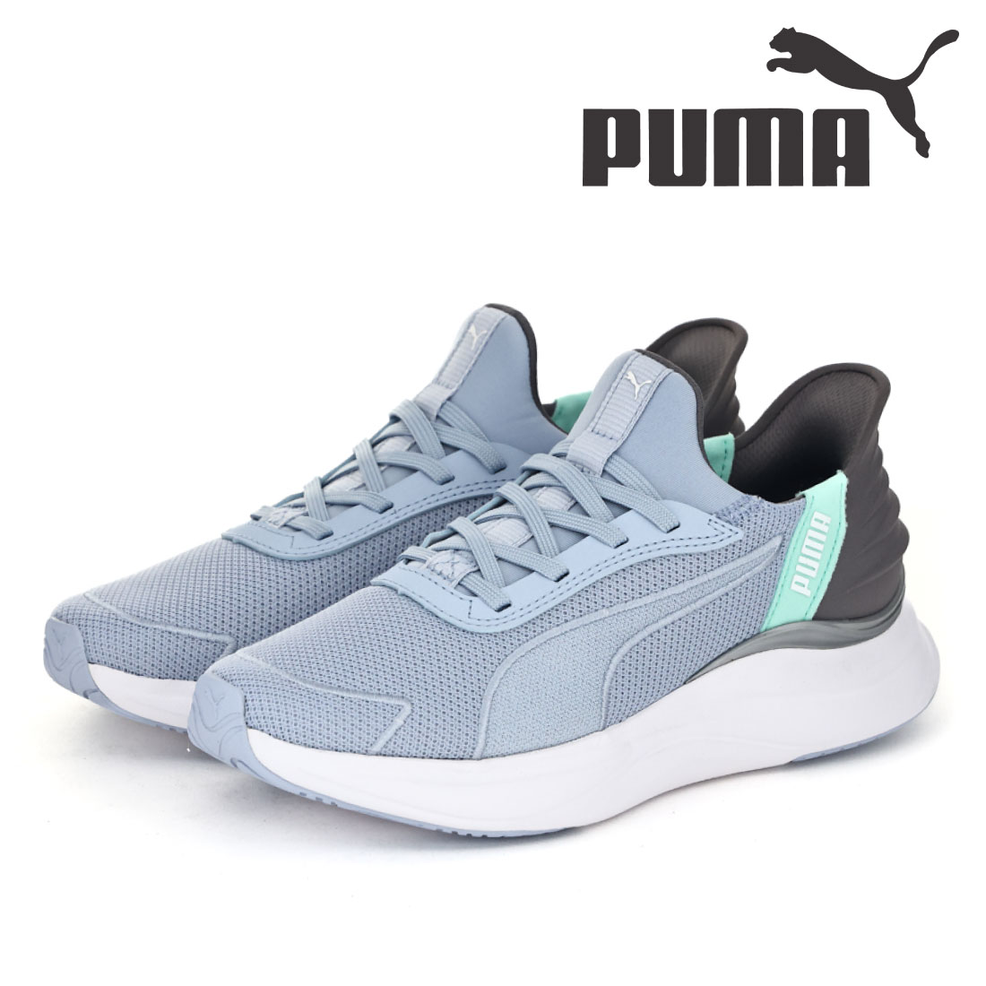 現行品【美品】マナ タイプライトスニーカー スリッポン 厚底 本革 大人気カラー PUMA（プーマ） レディース スニーカー スリッポン ソフトライド