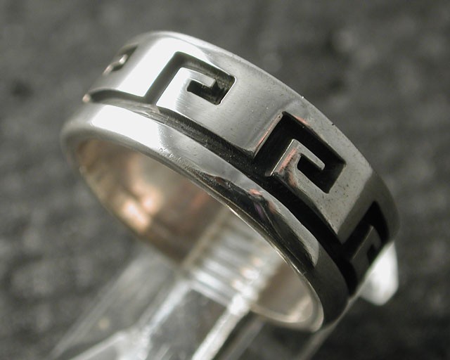 シルバーアクセサリー リング インディアンジュエリー ホピ サイズ14