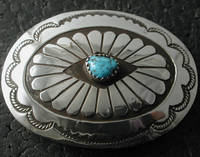 シルバーアクセサリー インディアンジュエリー ナバホ バックル