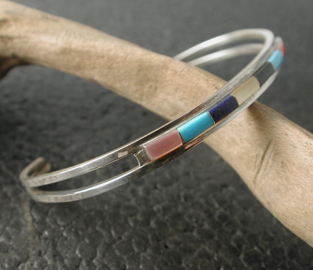 シルバーアクセサリー バングル インディアンジュエリー ズニ