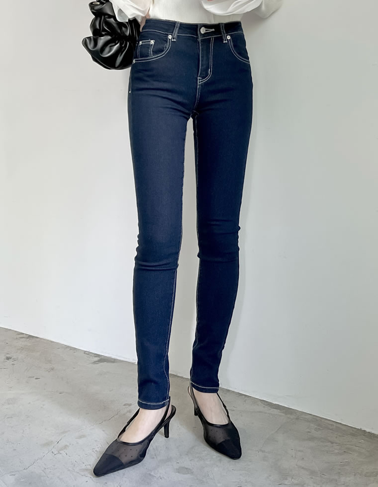 3/23 20時販売開始 デニム デニムパンツ レディース デニム パンツ スキニーデニム スキニーパンツ ストレッチ 伸びる ジーパン ジーンズ 送料無料[mb] | Re:EDIT | 05