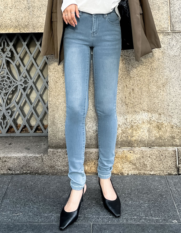 3/23 20時販売開始 デニム デニムパンツ レディース デニム パンツ スキニーデニム スキニーパンツ ストレッチ 伸びる ジーパン ジーンズ 送料無料[mb] | Re:EDIT | 09