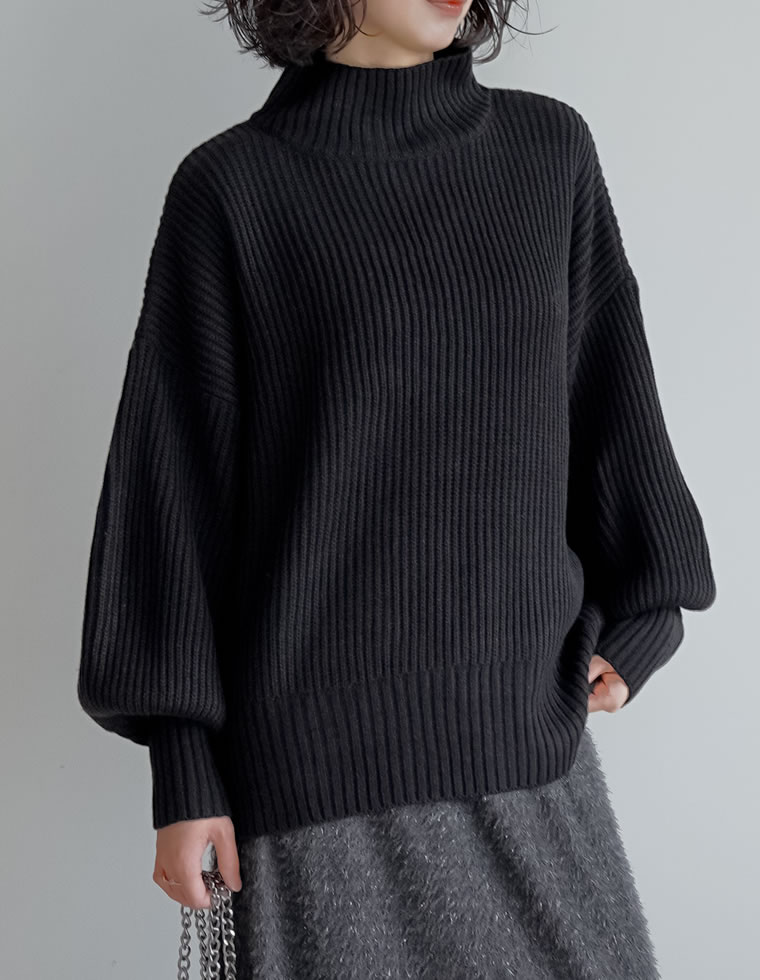 Re:EDIT（リエディ） ニット トップス 長袖 レディース M/L 10色 畦