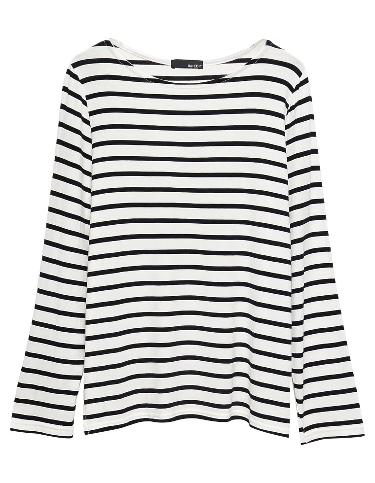 アウトレットセール トップス レディース カットソー 長袖 ボーダー 極とろみ生地 レーヨン混 春 1194 Reedit リエディ 通販 Yahoo ショッピング
