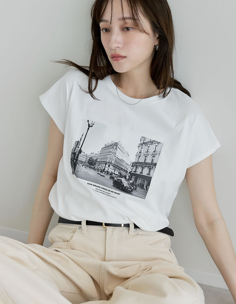 Re:EDIT（リエディ） Tシャツ レディース 半袖 トップス ロゴTシャツ