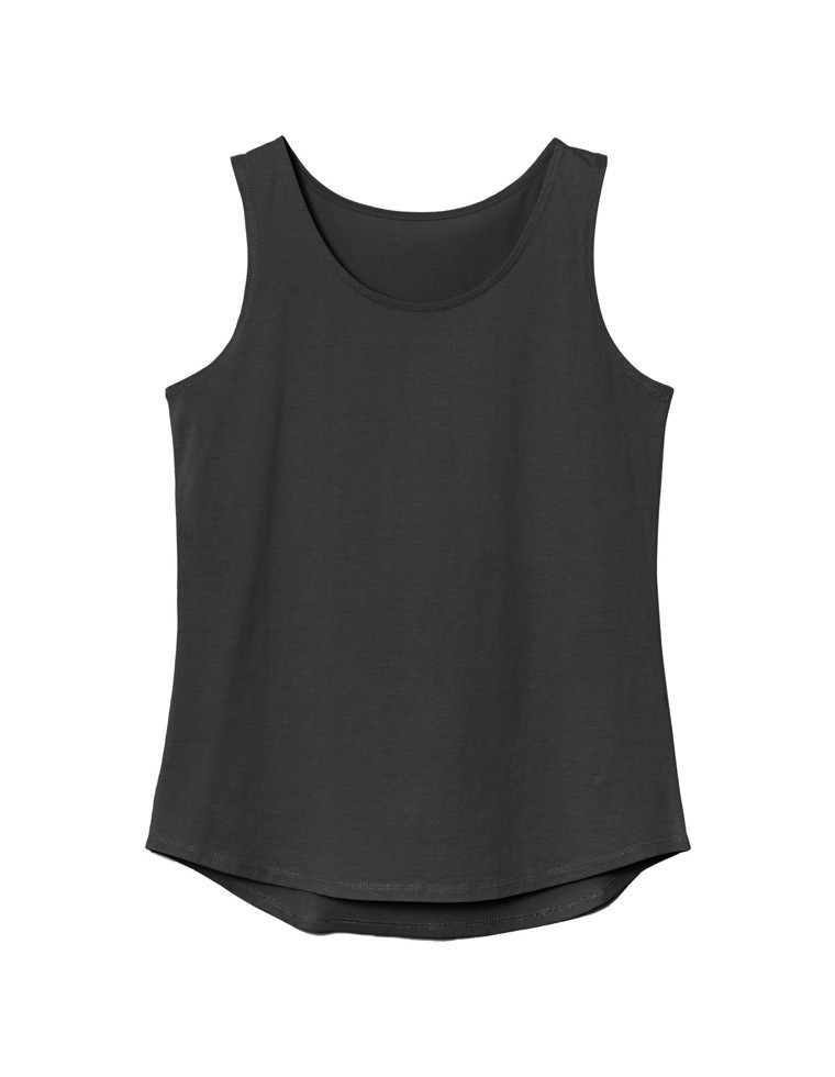 タンクトップ ノースリーブ 無地 タンク トップス 綿100％ コットン100％ 綿天竺 オーガニックコットン サステナブル サスティナブル エシカル インナーウェア | Re:EDIT | 01