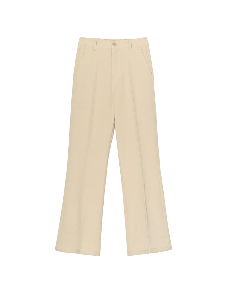 セミフレアパンツ レディース パンツ ストレッチツイル スラックス 低身長向け 高身長向け 秋冬 | Re:EDIT | 02