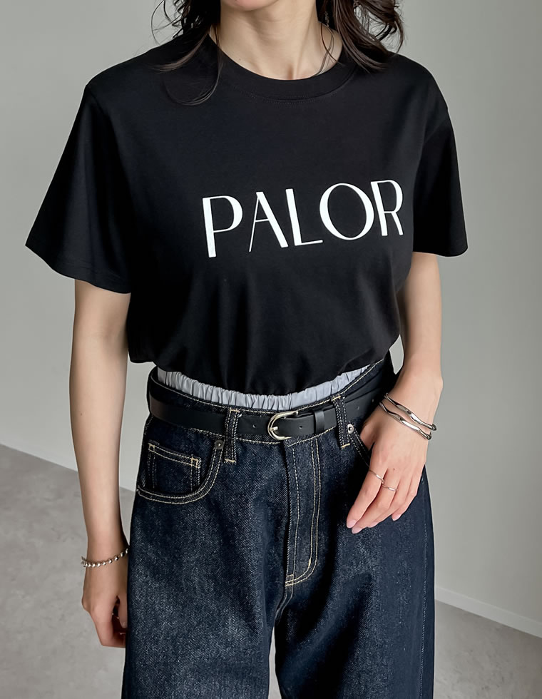 Tシャツ レディース トップス カットソー ロゴT 接触冷感 日焼け対策 紫外線対策 春夏[mb] | Re:EDIT | 01