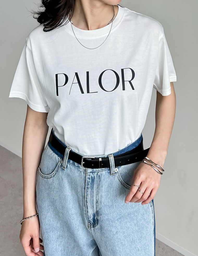 Tシャツ レディース トップス カットソー ロゴT 接触冷感 日焼け対策 紫外線対策 春夏[mb] | Re:EDIT | 02