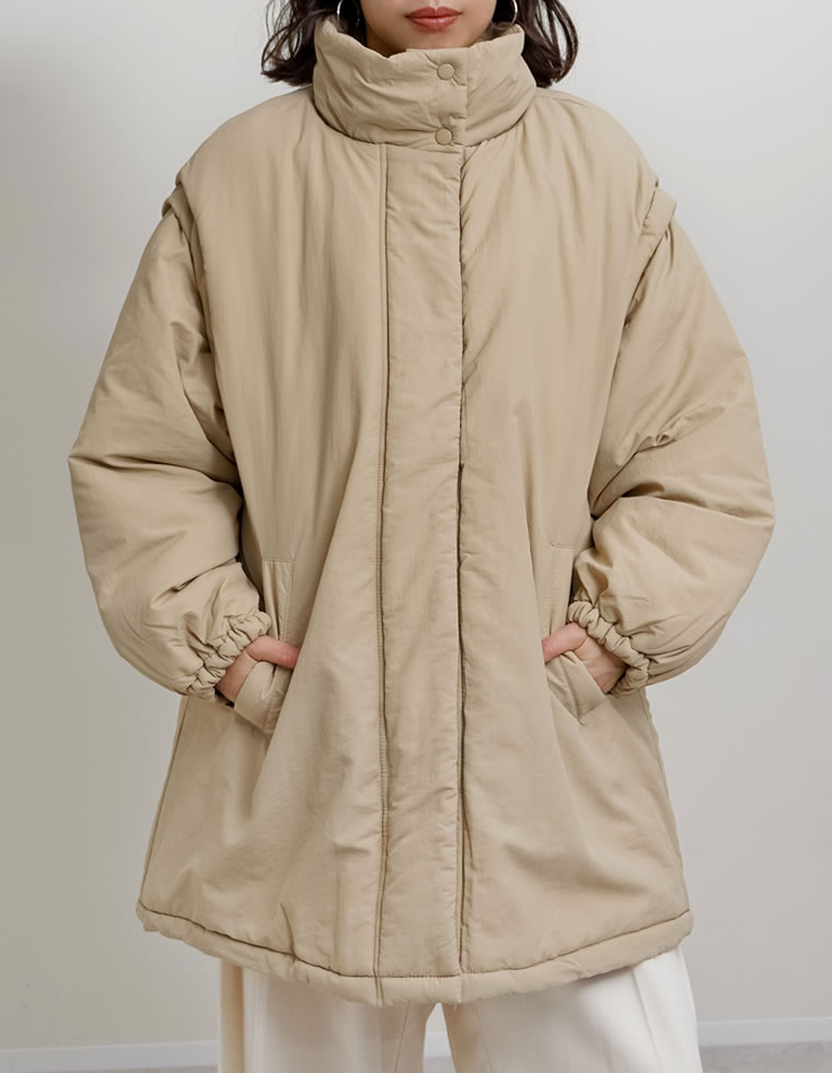 Re:EDIT（リエディ） ダウンジャケット アウター レディース 低身長 2