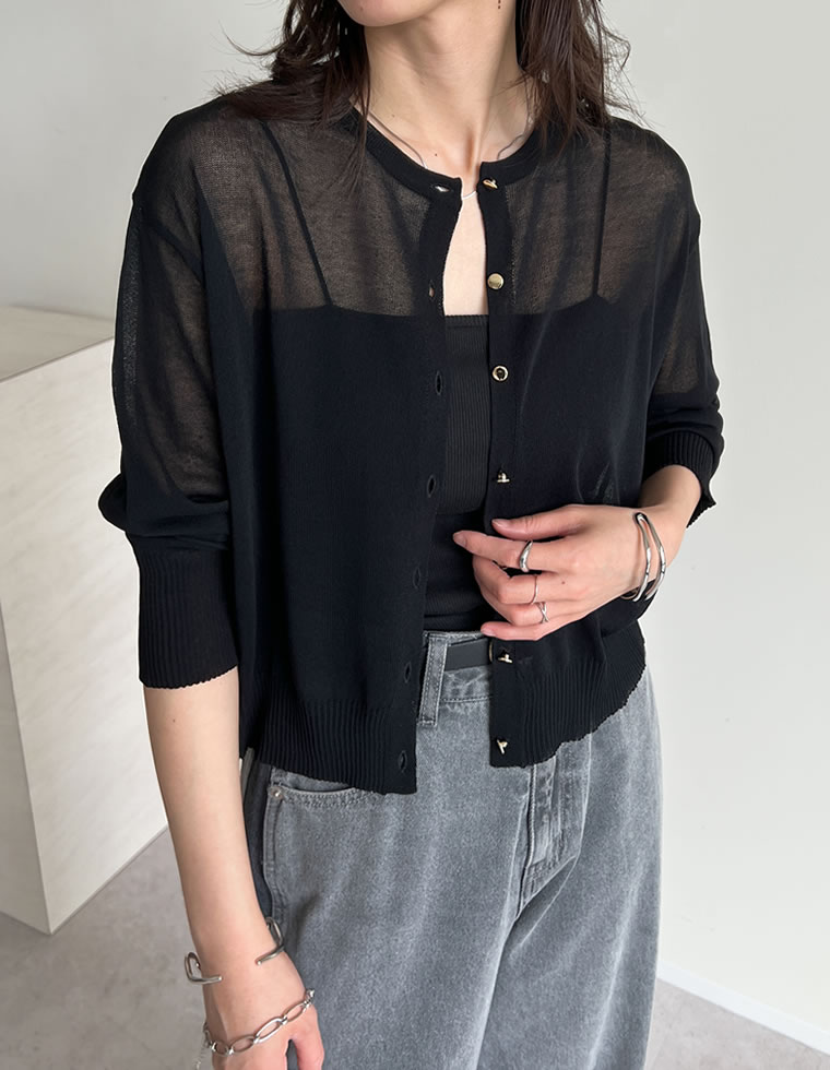 Re:EDIT 2BUY20%OFFクーポン カーディガン レディース トップス