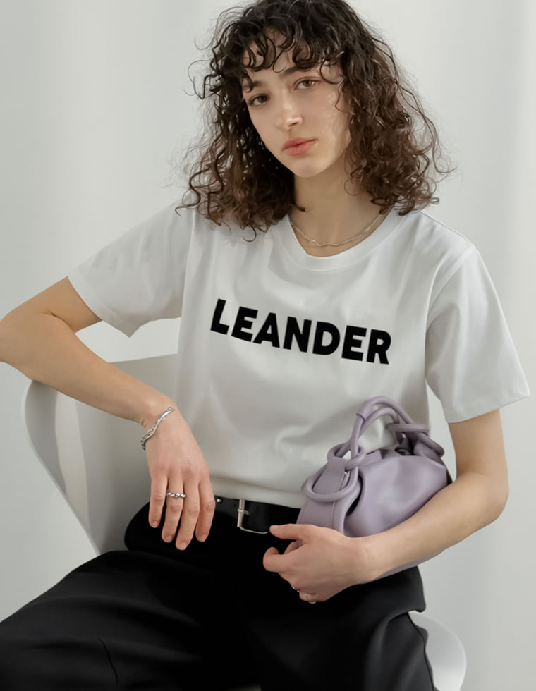 Tシャツ レディース トップス 新色追加 カットソー ロゴT 半袖 接触冷感 ひんやり 涼しい 涼感 UVカット 2025春夏[mb] | Re:EDIT | 02