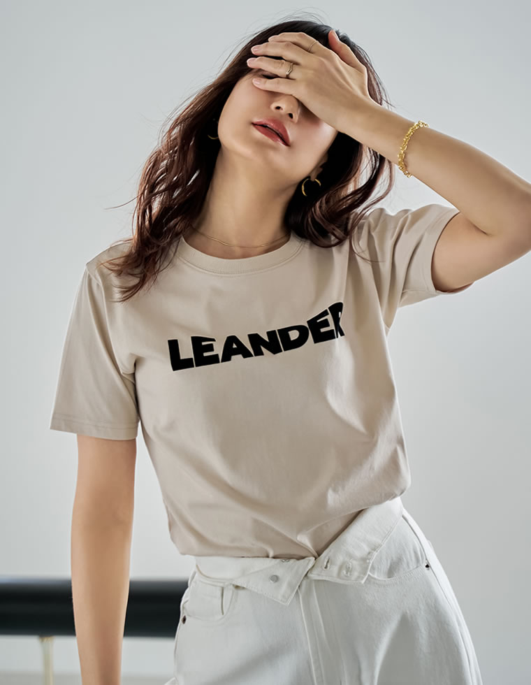 Tシャツ 半袖 レディース トップス カットソー ロゴT 接触冷感 ひんやり 涼しい 涼感 UVカット 春夏[mb] | Re:EDIT | 09
